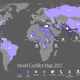 Illustration for article titled World Map of All Wars and Conflicts Happening In 2012